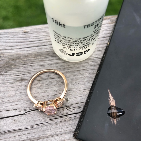 18k ring engagement ring - Picture 14 of 15